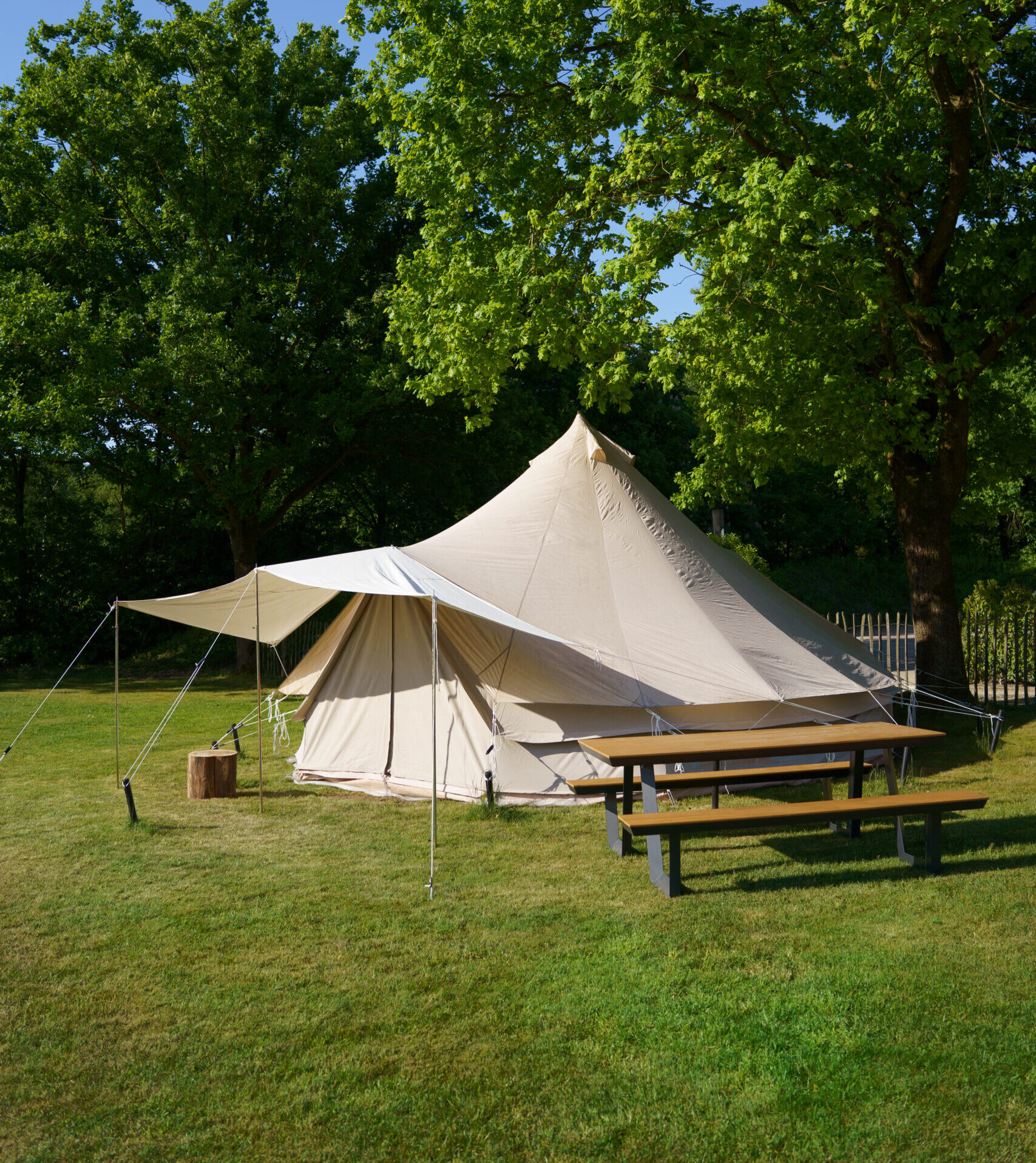 Luxe ingerichte Belltent